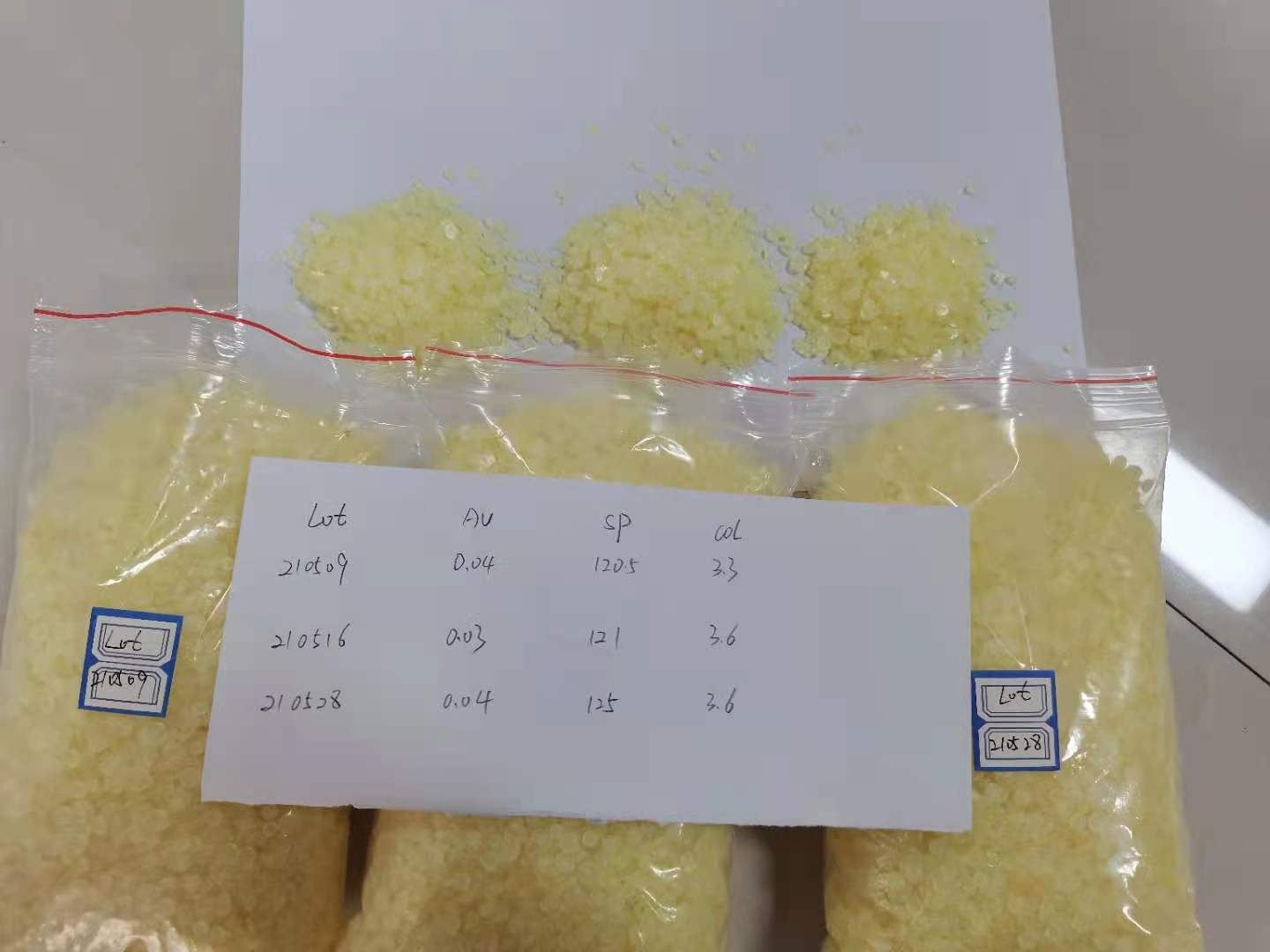 열가소성 도로 페인트를 위한 높은 연화점 수지